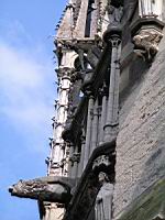 Reims - Cathedrale - Chevet, Gargouille, Ours (5)